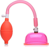 XR Brands Size Matters Vaginal Pump And Cup Set Pink